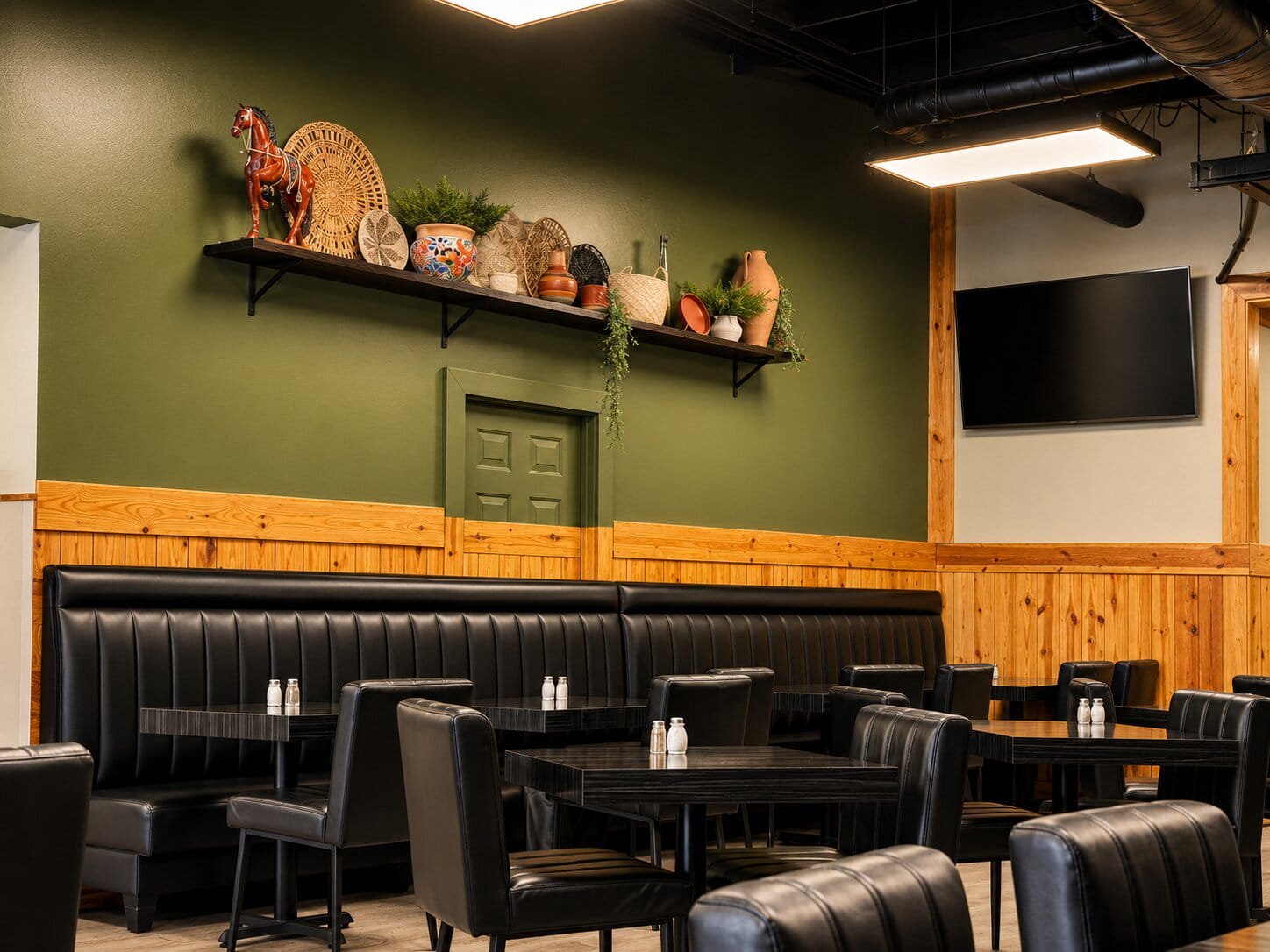 Inside El Meson Mexican Bar and Grill in Bunn, North Carolina